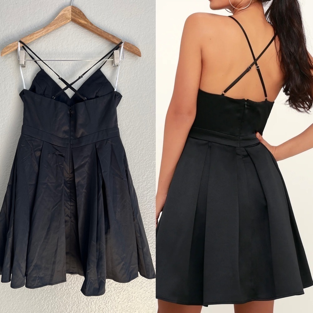 NWOT Be With You Black Skater Dress! - Picture 3 of 8